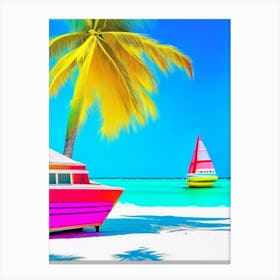 Bimini Bahamas Pop Art Photography Tropical Destination Canvas Print