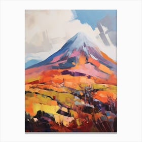 Slieve Donard Northern Ireland Mountain Painting Canvas Print