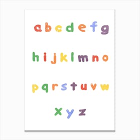 Alphabet Letter A Canvas Print