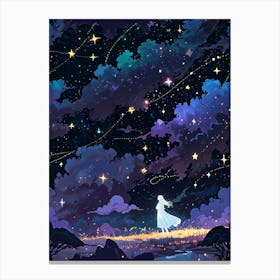 Night Sky 2 Canvas Print