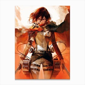 Attack On Titan 14 Canvas Print