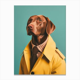 A Labrador Retriever Dog 3 Canvas Print