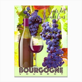 Bourgogne Vougeot Canvas Print