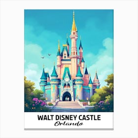 Walt Disney Castle, Orlando Canvas Print