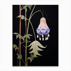 Flower Illustration Bluebell 1 Canvas Print