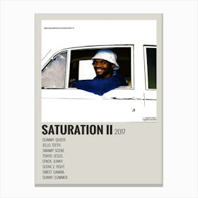 Brockhampton Saturation Ii 2017 Poster 2 Canvas Print