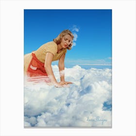 Le ménage des nuages Canvas Print