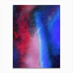 Synthwave neon space #4 - Nebula Canvas Print