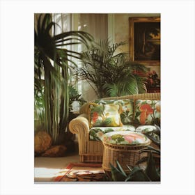 Tropical Vibes Living Room Canvas Print