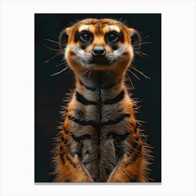 The Meerkat's Tiger Disguise Canvas Print