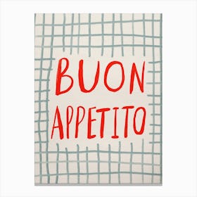 Buon Appetito Canvas Print