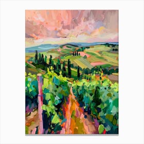 Tuscan Vineyard Canvas Print