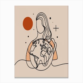 Earth Day Concept Canvas Print