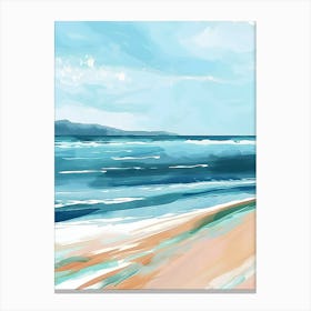 Beach Painting Canvas Print