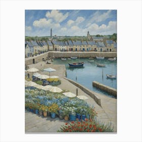 The Quiet Port Harbourside Canvas Print