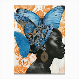 Blue Butterfly 8 Canvas Print