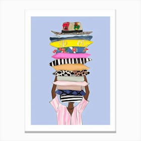 Stack Of Pillows 3 Canvas Print