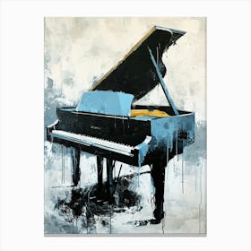 Grand Piano , Minimalism Canvas Print