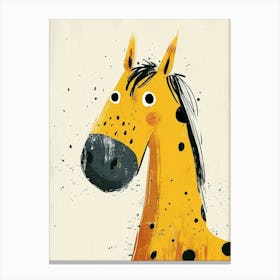 Yellow Horse 2 Canvas Print