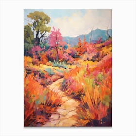 Autumn Gardens Painting Red Butte Garden Usa 2 Canvas Print