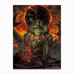 Doom maternal Canvas Print