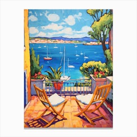 Saint Tropez France 3 Fauvist Painting Canvas Print