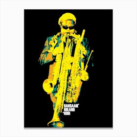 Rahsaan Roland Kirk Jazz multi-instrumentalist v2 Canvas Print