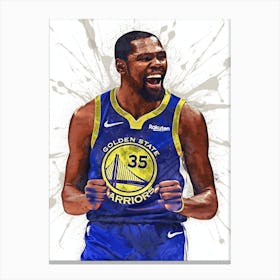 Kevin Durant State Warriors Canvas Print