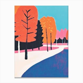 'Riverside' 4 Canvas Print