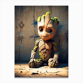 Guardians Of The Galaxy Groot Canvas Print