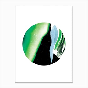 Green Hemisphere Canvas Print
