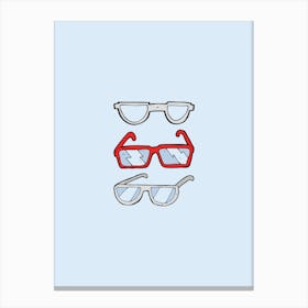 Pair Of Glasses Canvas Print