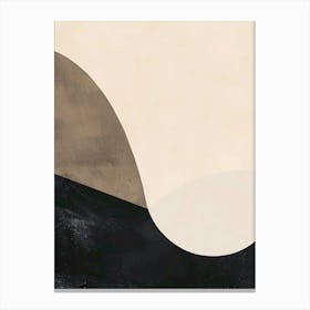 Neutral art mountain Canvas Print