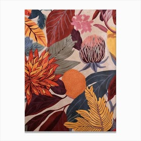 Fall Botanicals Celosia 1 Canvas Print