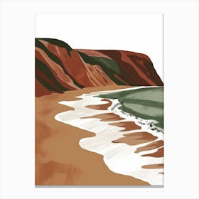 Cliffs Of Dorset Canvas Print