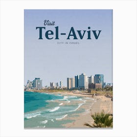 Tel Aviv City In Israel Canvas Print