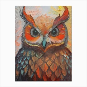 Owl Painting Canvas Print