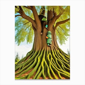 Lego Tree Canvas Print