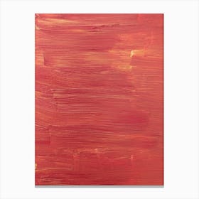 Red Abstract Painting Canvas Print