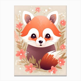 Red Panda 3 Canvas Print