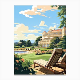 Oglebay Resort  Conference Center Usa Illustration 3 Canvas Print