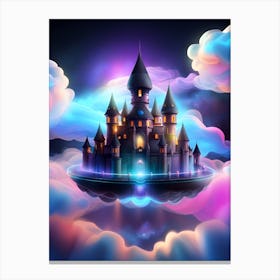 Castle In The Clouds 10 Canvas Print