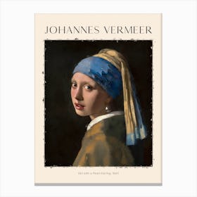 Johannes Vermeer Canvas Print