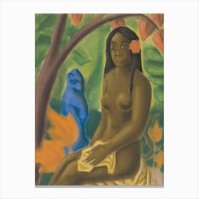 Girl Of Tahiti, Mikuláš Galanda Canvas Print