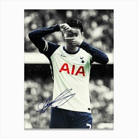 Son Heung Min 1 Canvas Print