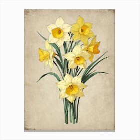 Daffodils 3 Canvas Print