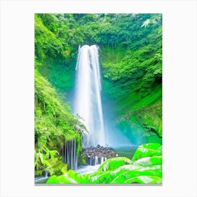 Nauyaca Waterfalls, Costa Rica Majestic, Beautiful & Classic (2) Canvas Print