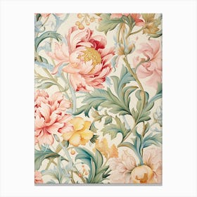 Floral Wallpaper 306 Canvas Print