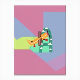 Kids Initials A Canvas Print