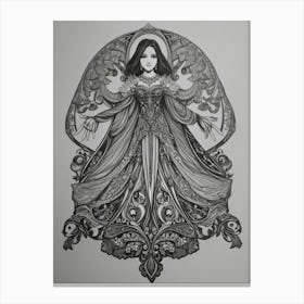 Queen Of The Night Canvas Print